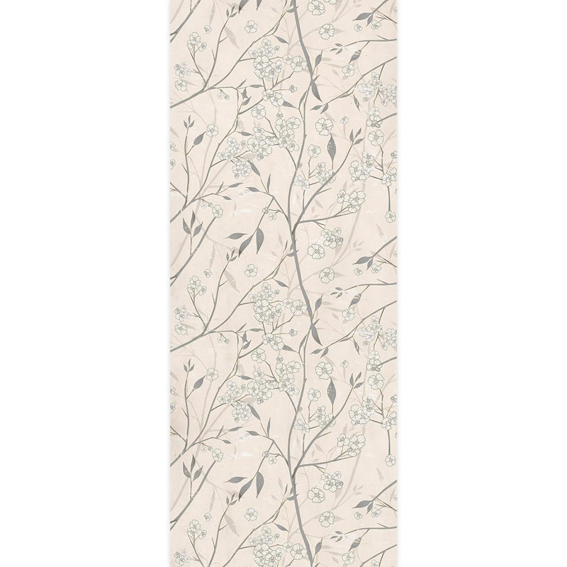 Bordure florale pelez et collez, L 120 po x l 48 po