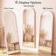 Miroir de plancher surdimensionné avec support et miroir mural-34973754-47468516