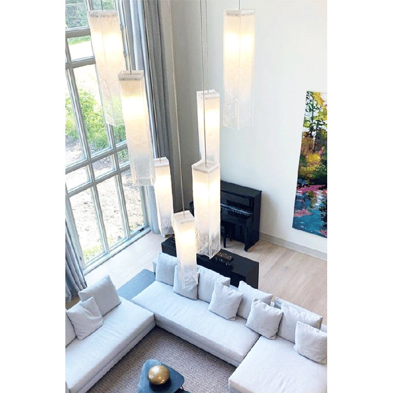 7 - Light Pendant, White, 12