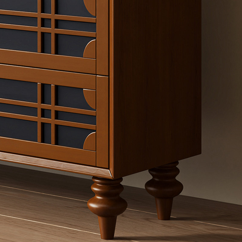 French Style Retro Elegant Accent Cabinet