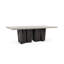 Simone 94" Reclaimed Pine Wood Dining Table In Antique