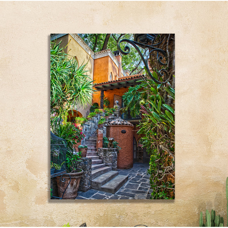 Casa Courtyard Outdoor Canvas Art