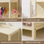 3-Tier Figure Model Display Cabinet Bookcase Blind Box Storage Rack Side Door