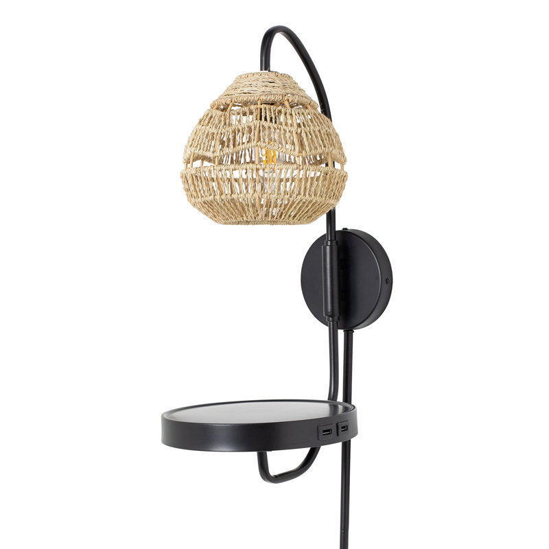 Applique murale noire à brancher 32 lumières H 32,75 po Castilla