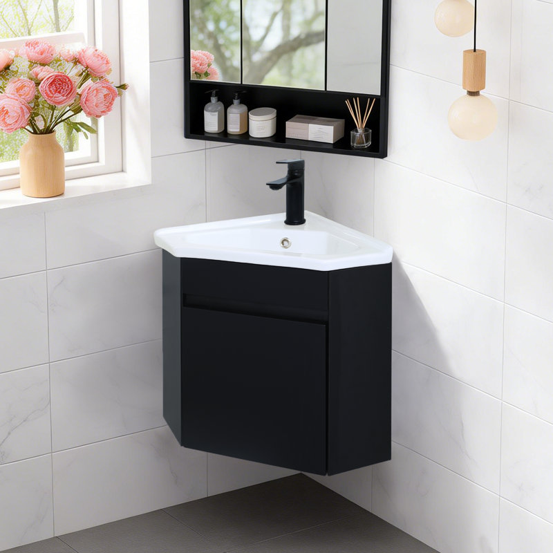 Ensemble de meuble-lavabo simple 22 po avec plateau en céramique