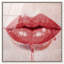 Lux Kiss Burnt Canvas Fashion Print by Oliver Gal-2010855506-2010937975