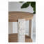 Table basse ronde à deux niveaux