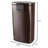 3-piece Trash Bin Set, Stainless Steel Step Bins, Slow Close, Matte Bronze