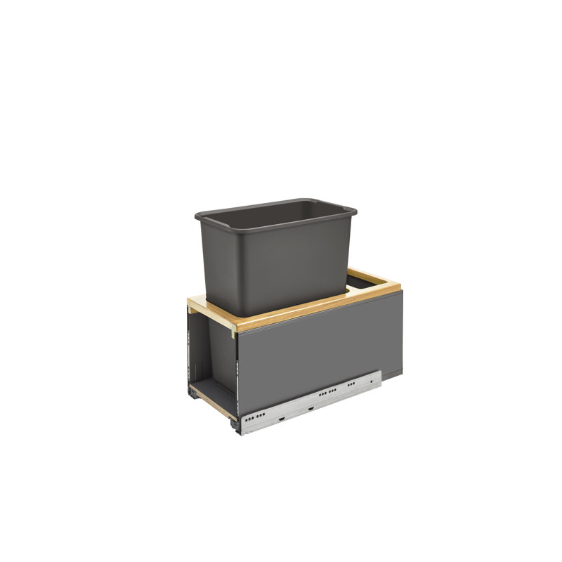 Legrabox Pullout Double Waste/Trash Container W/ Soft-Close, 19.65" H x 10.5" W x 21.75" D