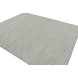 Rug & Kilim’S Modern Block Print Rug In Blue And White Floral Pattern