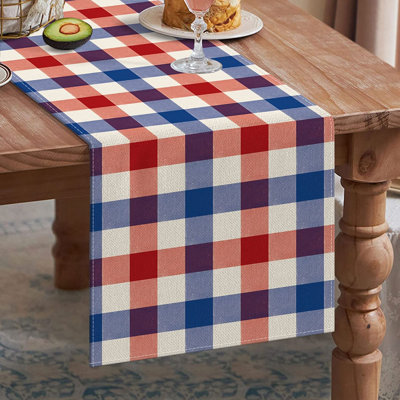 Chemin de table rectangulaire en polyester