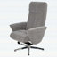 Fauteuil inclinable pivotant avec repose-pieds