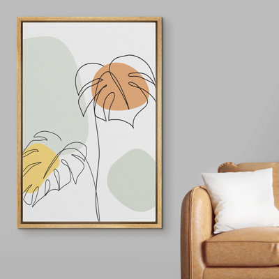 Cadre flottant, impression sur toile