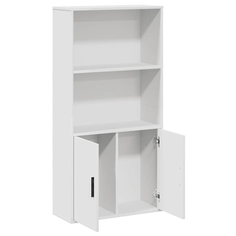 Bookcase 60X24x120 Cm Engineered Wood, White