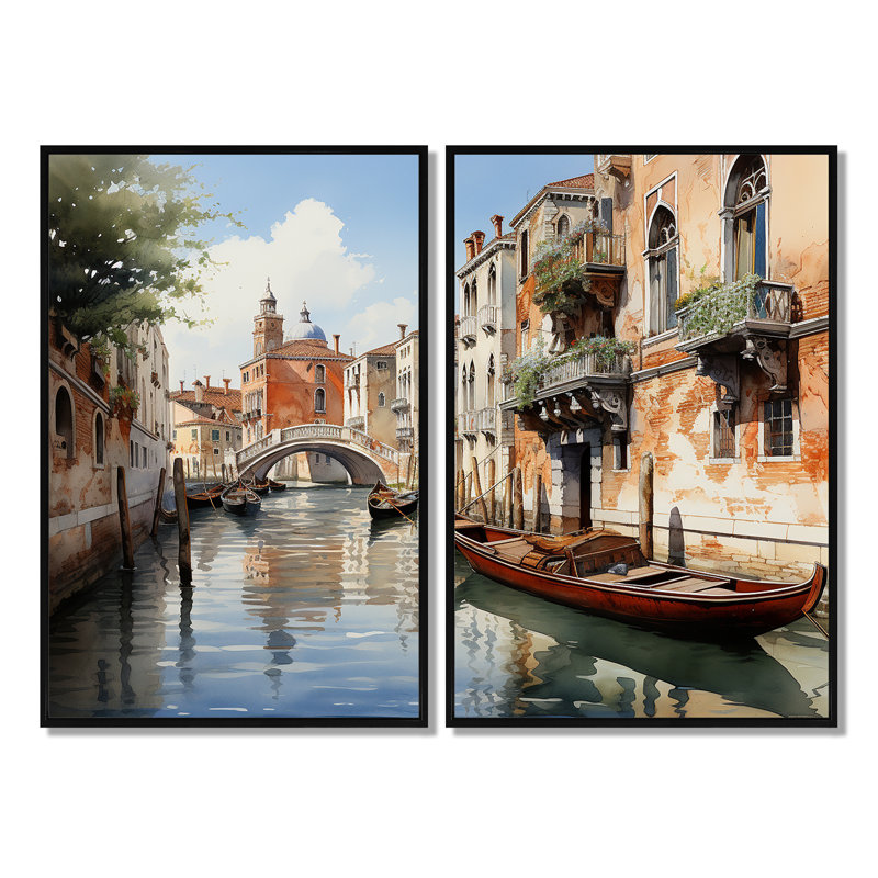 Marbihan - art mural corail, Black, 36" H x 48" W, Impression encadrée flottante
