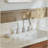 NO 2-handle Bathroom Faucet with Drain Assembly