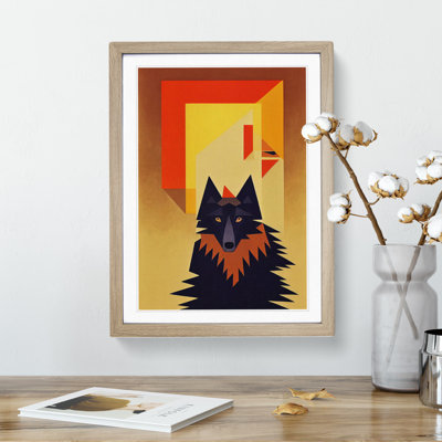 Wolf Art Abstract No.3 - Wall Art