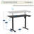 47.25” W Electric Standing Desk, Height Adjustable Sit-to-Stand Desk with 3 Memory Presets and Dual Accessory Hooks-1073295707