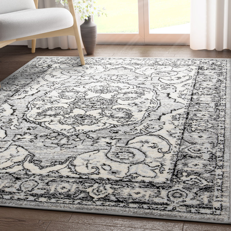 Mystic Vintage Look Synthetic 160cm X 213cm Area Rug