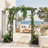 Outsunny 82'' Decorative Metal Garden Trellis Arch With Durable Steel Tubing & Elegant Scrollwork