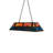 Rustic Lodge 6 - Light Timeless Bronze Pool Table Lights Pendant