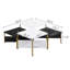 Ensemble de tables basses Modern Modern de 4 pièces-1257414762