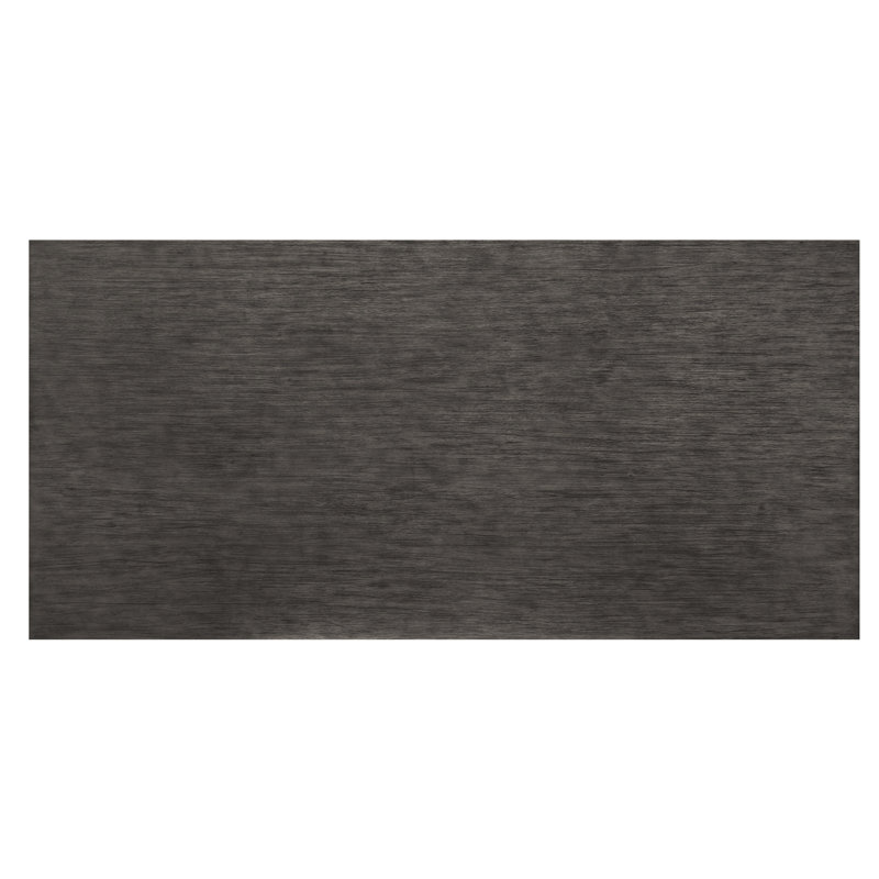 Table moderne à hauteur de comptoir en bois avec tablettes intégrées - gris pour salle à manger dans un appartement, Gris