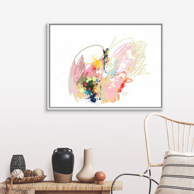 Pink Abstract by Niya Christine - Painting on Canvas