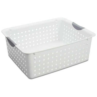 Panier de rangement Sterilite Ultra en format profond (paquet de 12) et grand (paquet de 6)