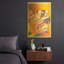 «Take Off Yellow» par David Chestnutt, art mural en métal doré, 16 po x 24 po-1565725016