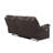Bruni Brown Console Reclining Loveseat