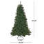 Arbre de Noël 7 pi avec 2232 pointes