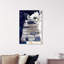 Pensées bleues profondes - Impression sur toile-51240092-51240089