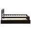 Lit plateforme simple avec lit gigogne - Bois massif pour une configuration de chambre à coucher fiable-1113325937