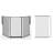 Metal Wall Mounted Pet Gate With Door