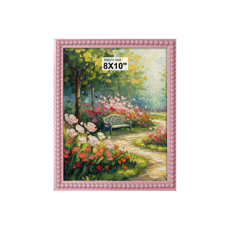 Cadre coloré pour mur, L 8 po x H 10 po, Rose