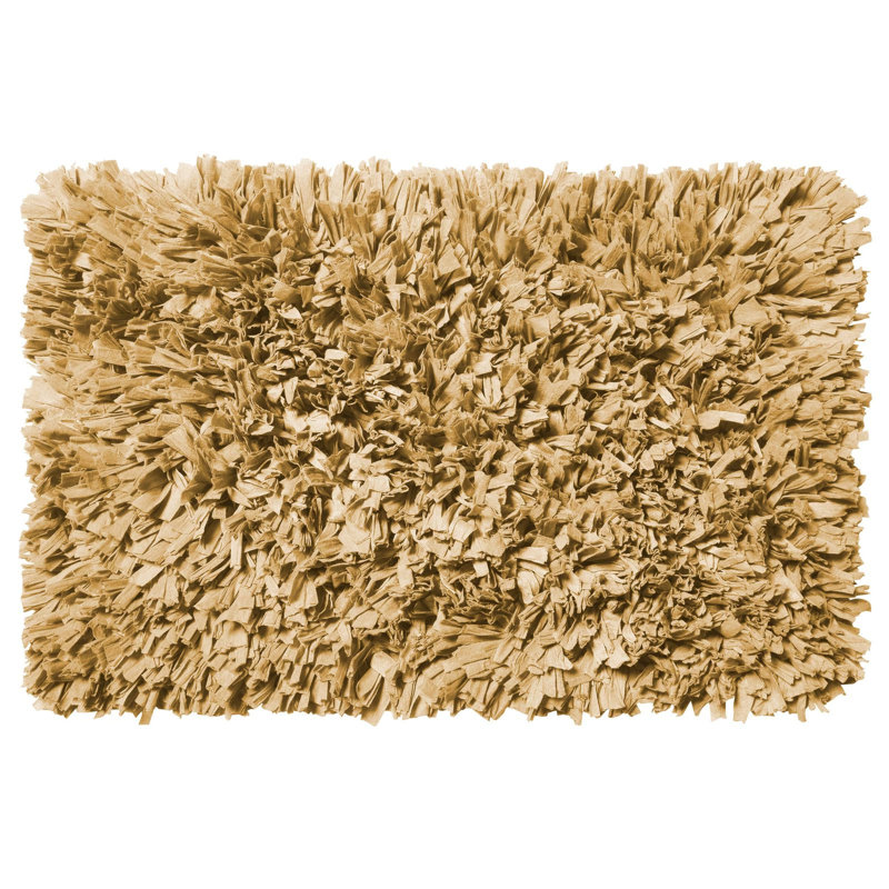 Jamarl Chenille Non-Slip Bath Mat, Linen