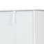 White Trash Can Cabinet With Adjustable Door, 13 - Gallon Multi Functional For Balcony And Living Spaces Capacity Cabinet, Garbage Bin Holder Tilted Angles Room