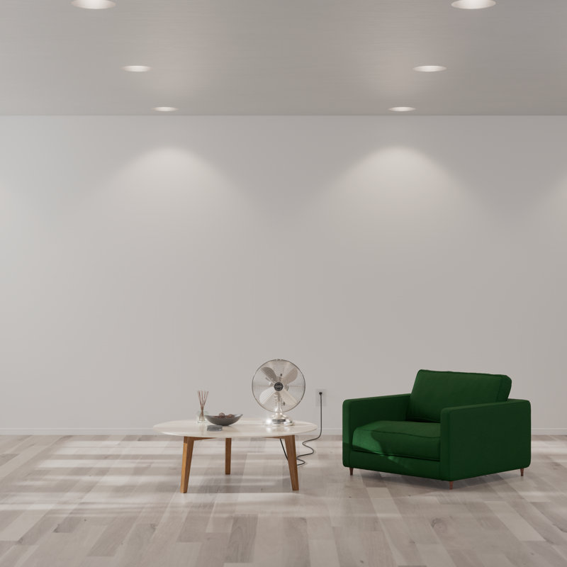 16.8" Oscillating Personal Fan, Brushed Nickel