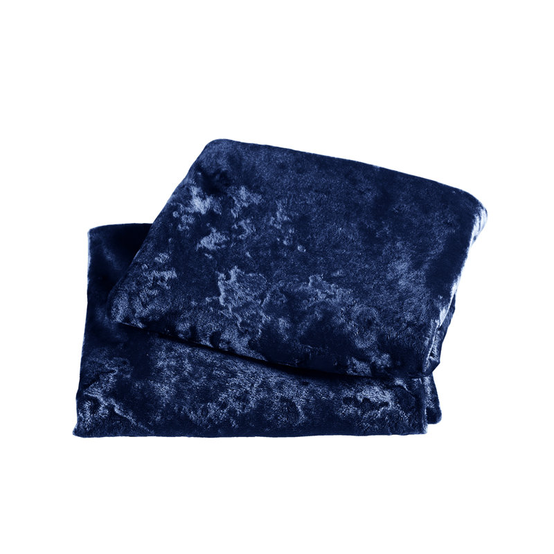 Floral Rectangular Lumbar Cushion Cover, Blue