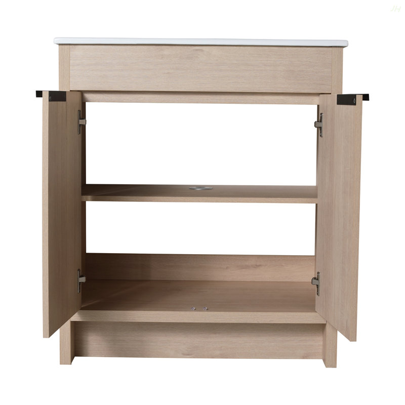 Freestanding Bathroom Vanity With  2 Soft-Close Cabinet Doors ((KD-PACKING),Only Vanity Without Top, 30"