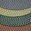Tapis ovale intérieur / extérieur en polypropylène tissé à la machine gris perle Cape Eden-95763892