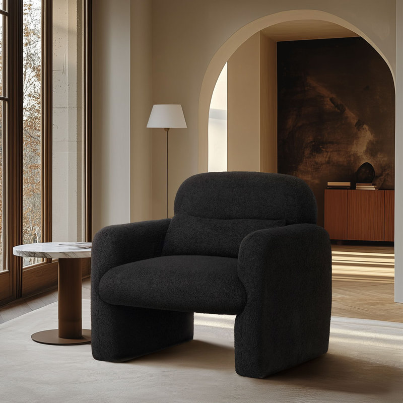 Fauteuil 33,5 po, Ours en peluche noir