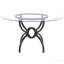 Gunmetal 48-Inch Round Dining Table