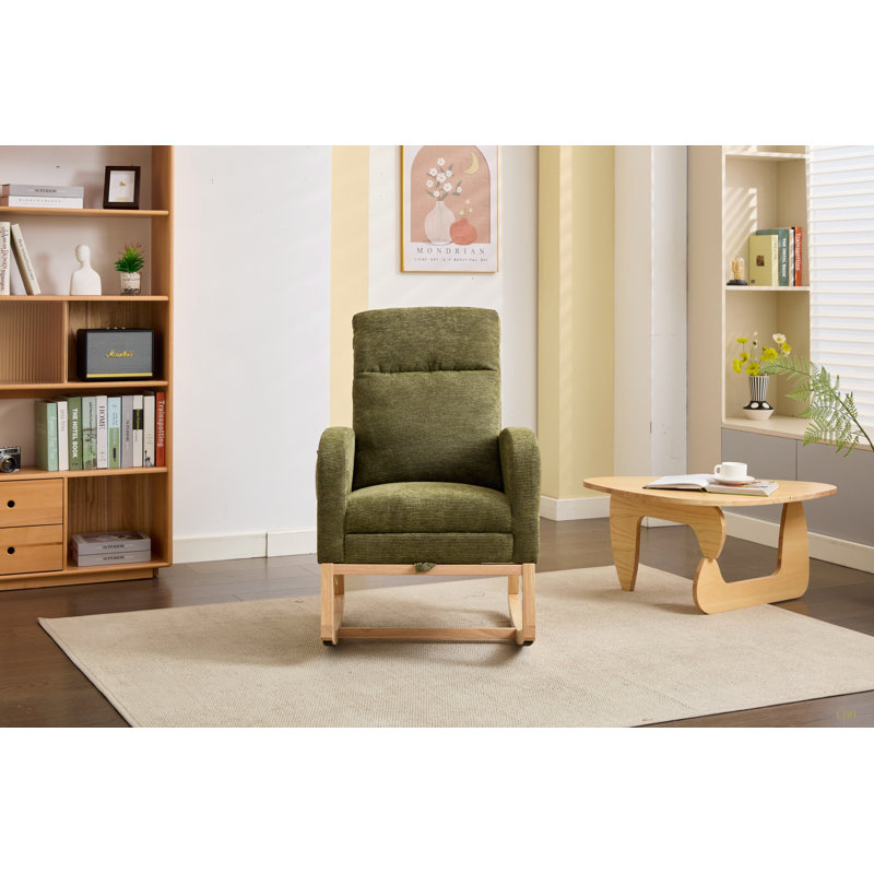 Chaise berçante Modern, Vert