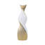 Vase sculptural avec une silhouette torsadée - Grand vase moderne et vase de table pour la décoration intérieure - Vase à fleurs décoratif-1550934155-1530793428