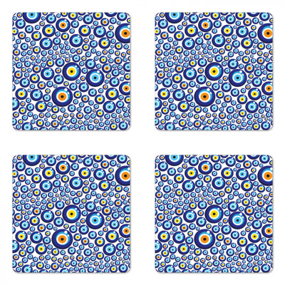 Square 4 Piece Coaster Set