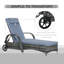 Chaise longue inclinable 78,75 po Porcaro-1316188464