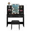 Jeannia Dressing Table with Mirror
