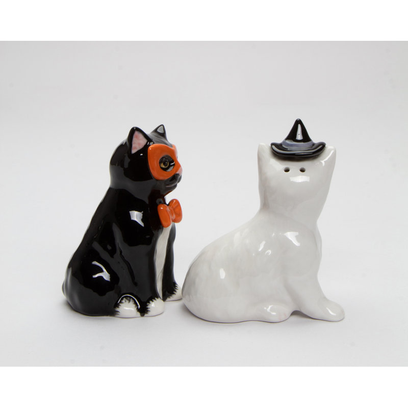 Sel et poivre d'Halloween pour chat